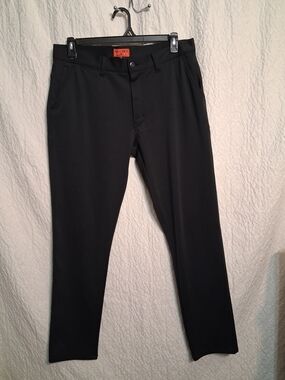 Halsey Sport Men’s Black Chinos - Performance Stretch